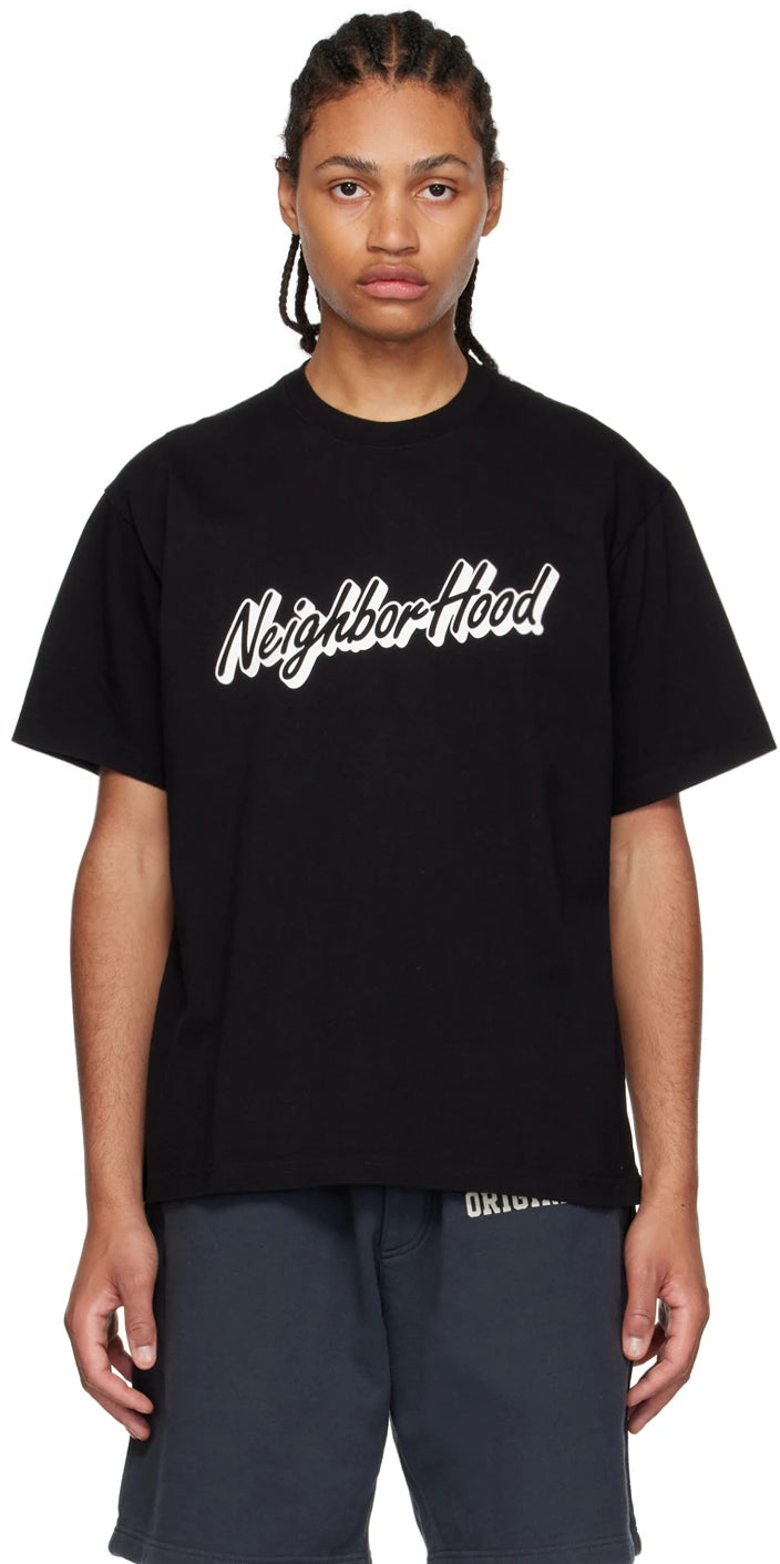 NEIGHBORHOOD Wording T-shirt (Black)