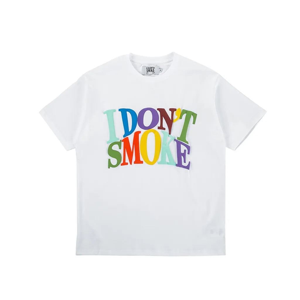 DONSMOKE Rainbow Foam Logo T-Shirt ( White )