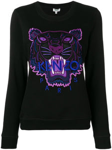 Kenzo Female Purple Embroidered Tiger Sweatshirt - Shop Streetwear, Sneakers, Slippers and Gifts online | Malaysia - The Factory KL