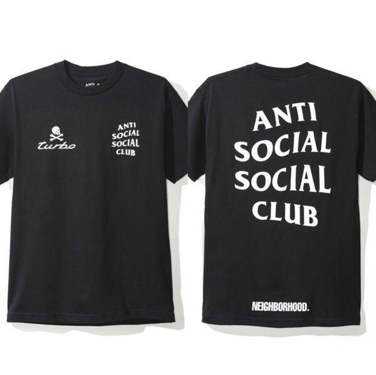 Anti Social Social Club X Neighborhood 911 Turbo Tee ( Black Colour ) - Shop Streetwear, Sneakers, Slippers and Gifts online | Malaysia - The Factory KL