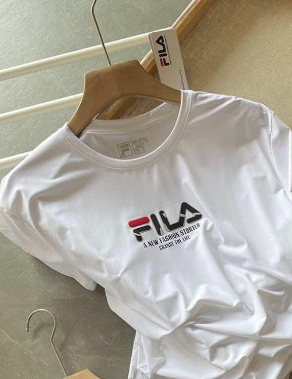 FILA Printed Logo T shirt White