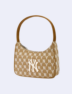 MLB Korea Womens Shoulder Bags, Beige