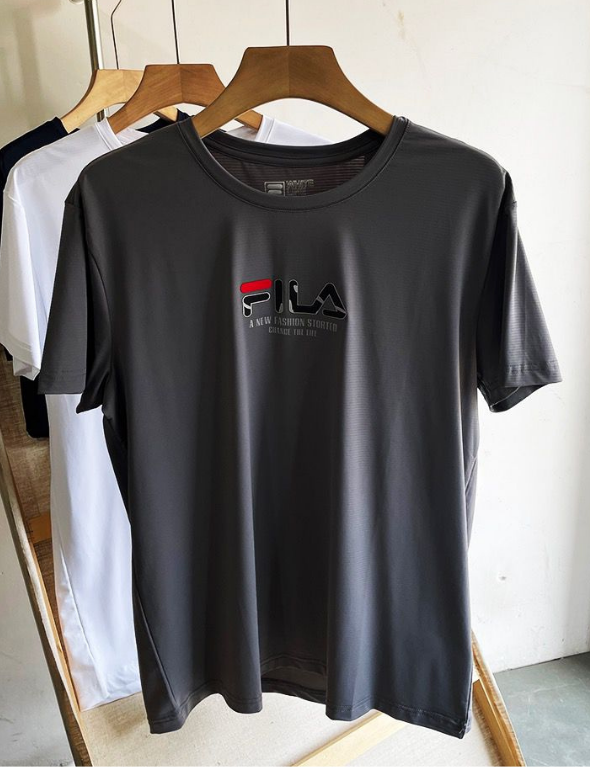 FILA Printed Logo T-shirt (Grey)