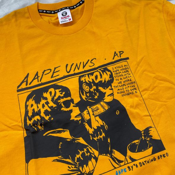 Aape Sonic Youth Tee (Dark Yellow)