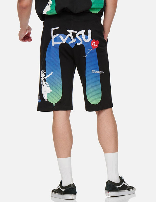 Evisu x Brandalised “Balloon Girl” and Daicock Sweat Shorts ( New Collection ) - Shop Streetwear, Sneakers, Slippers and Gifts online | Malaysia - The Factory KL
