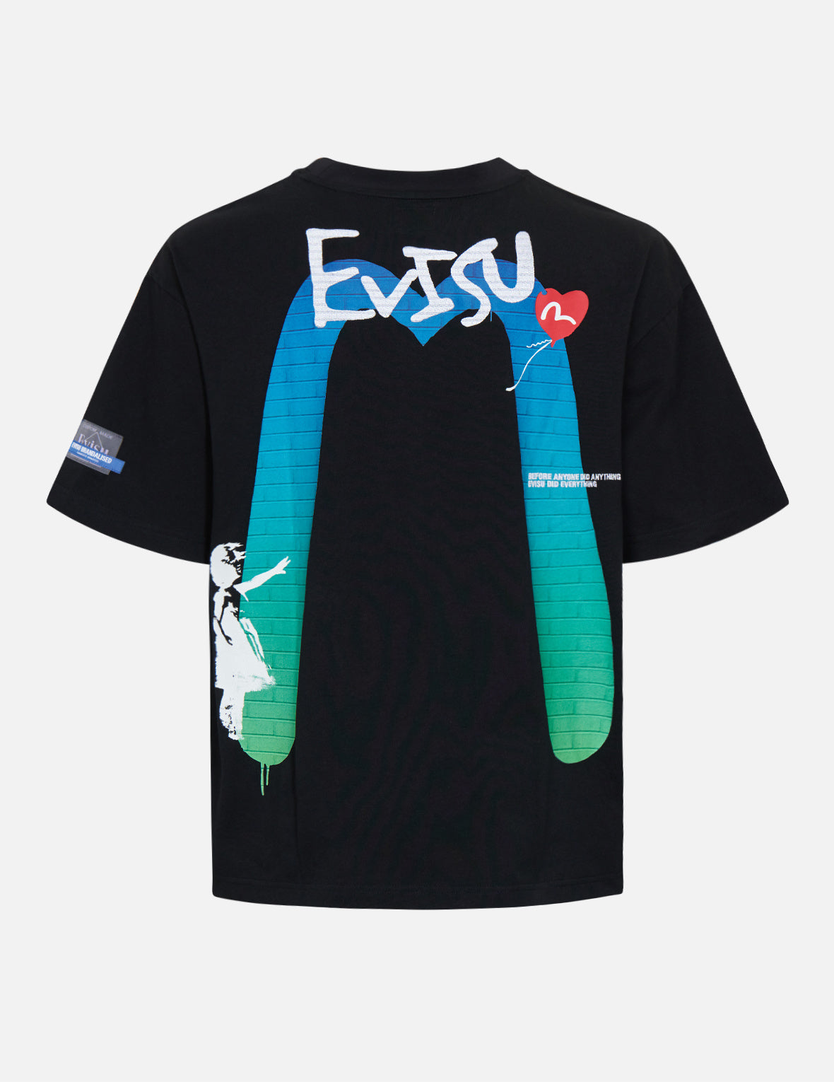 Evisu Brandalised "Balloon Girl" and Daicock Print Tee - Shop Streetwear, Sneakers, Slippers and Gifts online | Malaysia - The Factory KL