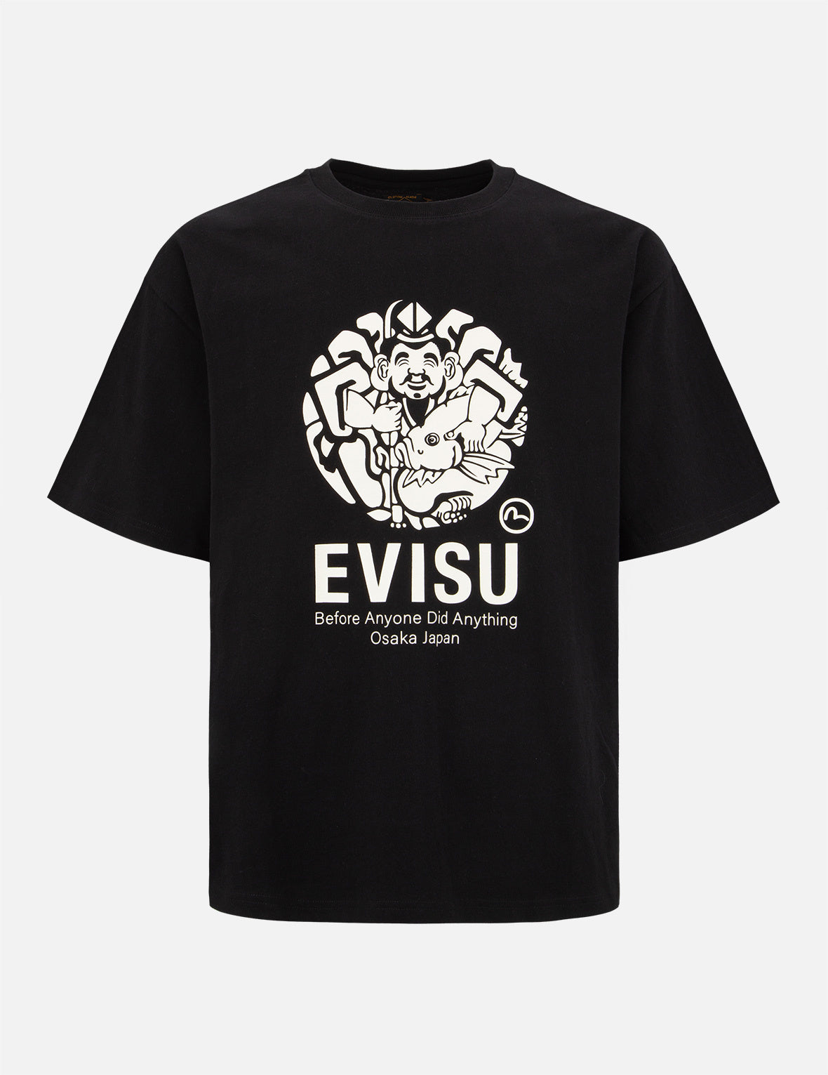 Evisu Godhead fisherman emblem T-shirt