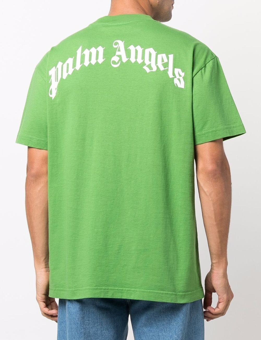 Palm Angels Bear T-shirt Military Green Men's - SS21 - US
