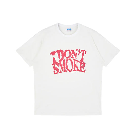 DONSMOKE Classic Pink Cloud Foam Logo T-Shirt ( White )