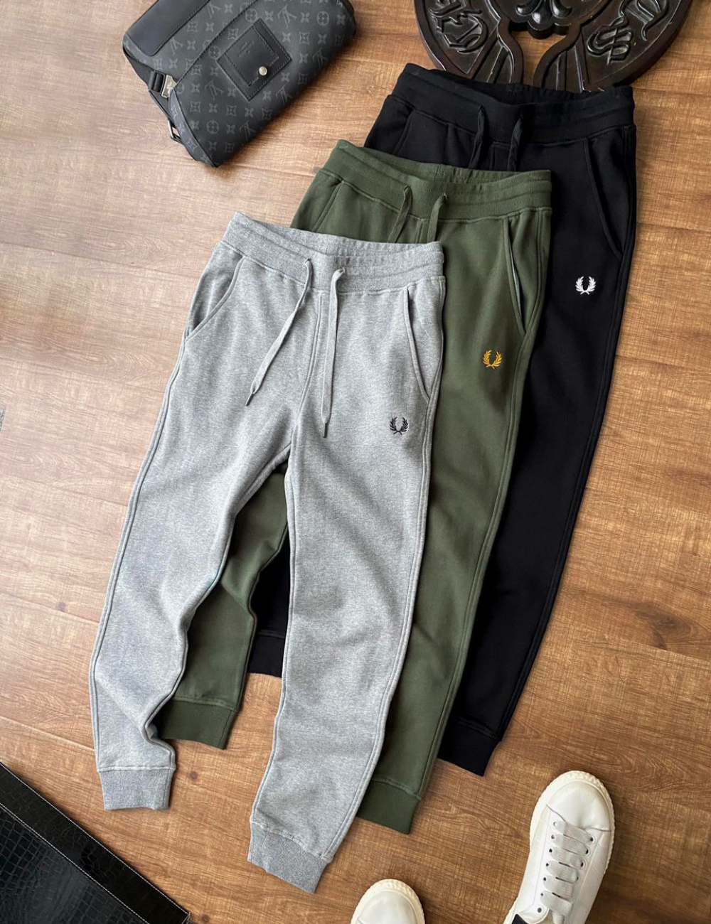 Fred Perry Loopback Sweatpants (Black) - Shop Streetwear, Sneakers, Slippers and Gifts online | Malaysia - The Factory KL