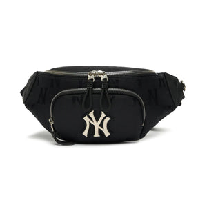 MLB Monogram Jacquard Crossbody Bag (Black) – The Factory KL