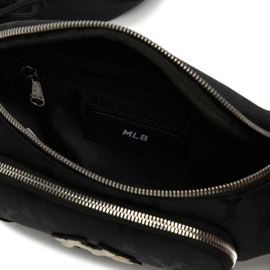 MLB Monogram Jacquard Crossbody Bag (Black) – The Factory KL