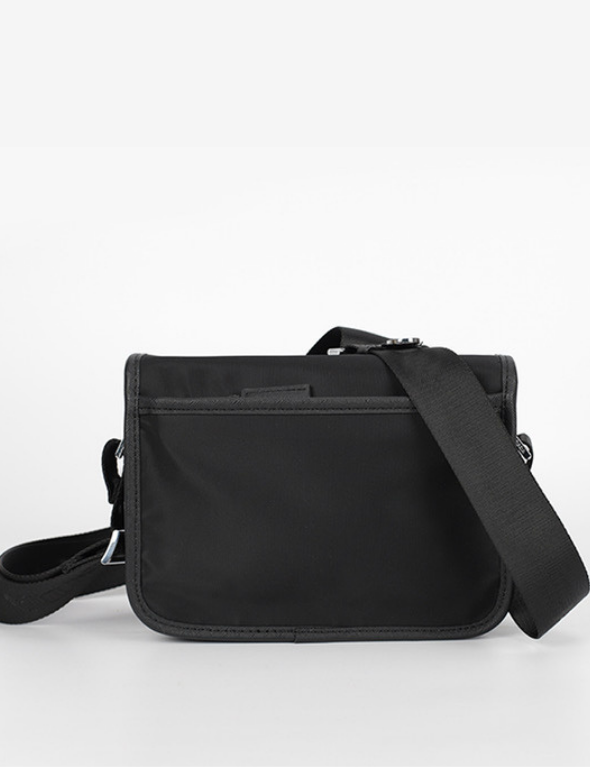 Prada Black Re-Nylon and Saffiano Leather Shoulder Bag (Unisex)