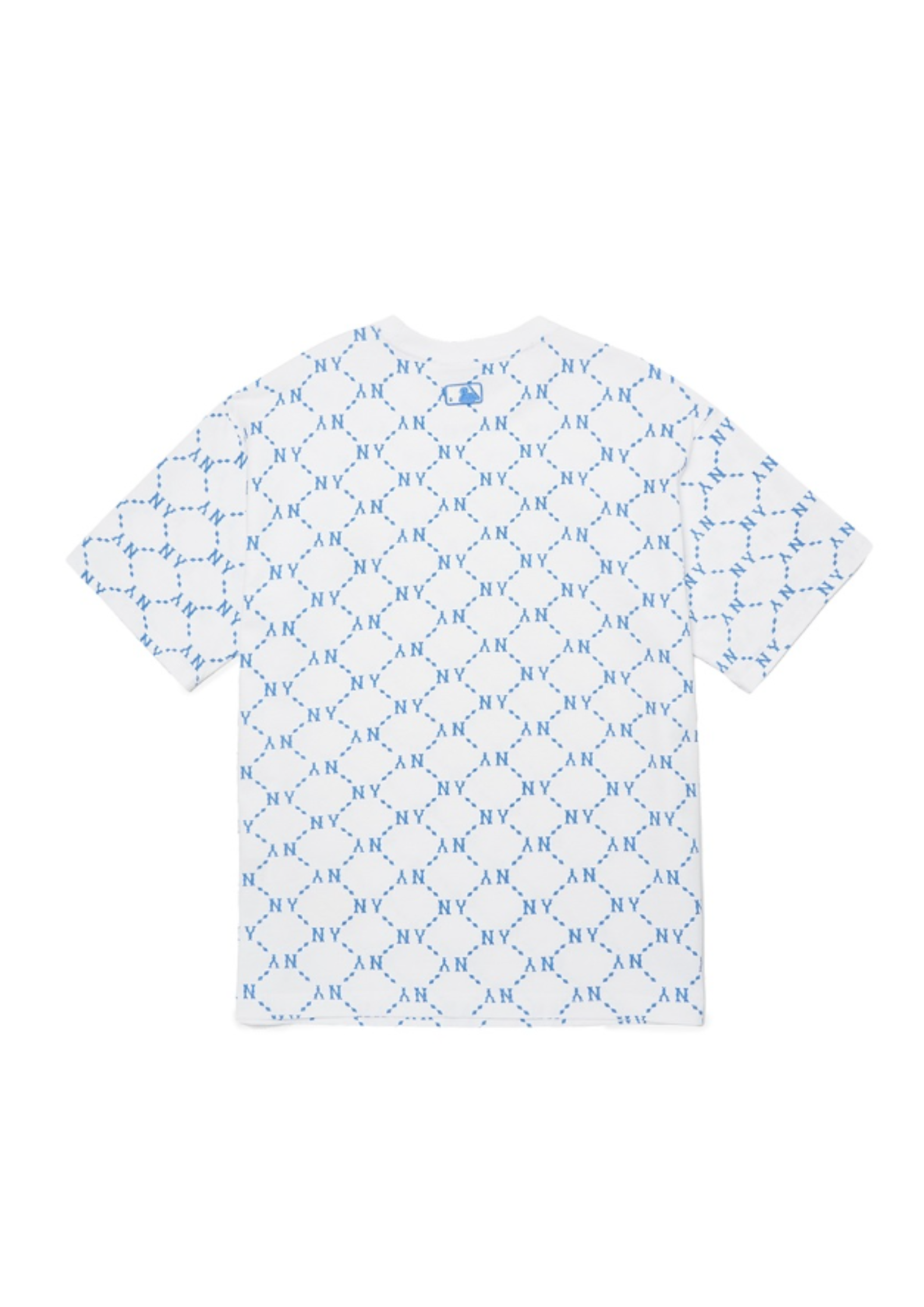 Monogram All-Over Print Tshirt - NY Yankees White