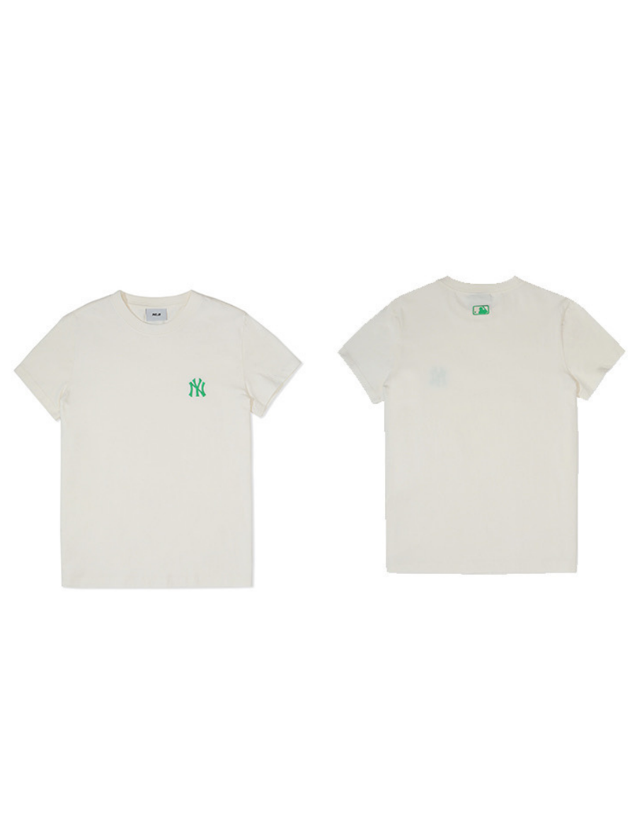 MLB New Era New York Yankees Printed White Logo T-shirt (Green