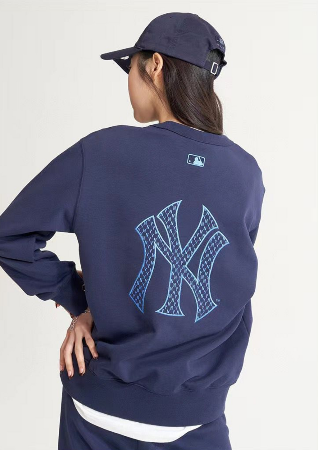 MLB MLB PAISLEY BIG LOGO OVERFIT SWEATSHIRT LOS ANGELES DODGERS