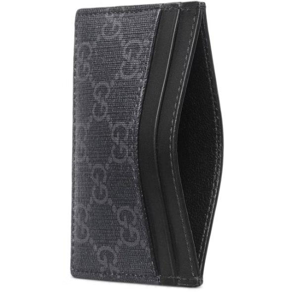 Gucci Card Case Supreme Kingsnake Print (Black/Grey)