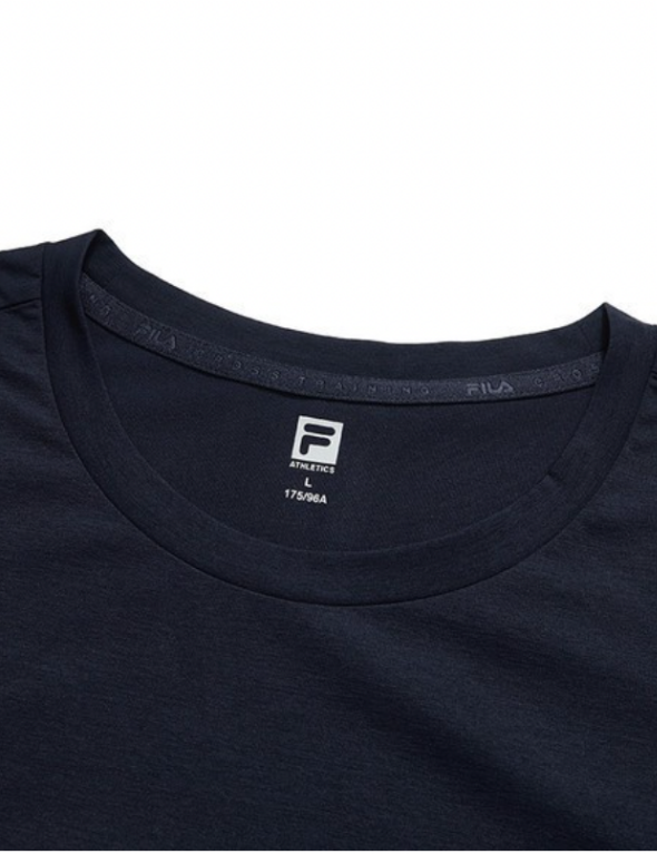 FILA Cross Training Logo T shirt Black The Factory KL