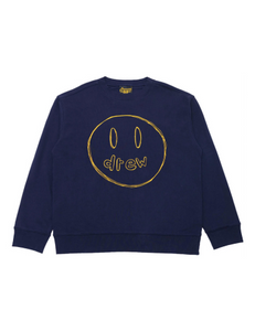 Drew House Sketch Mascot Crewneck Sweatshirt ( Navy )