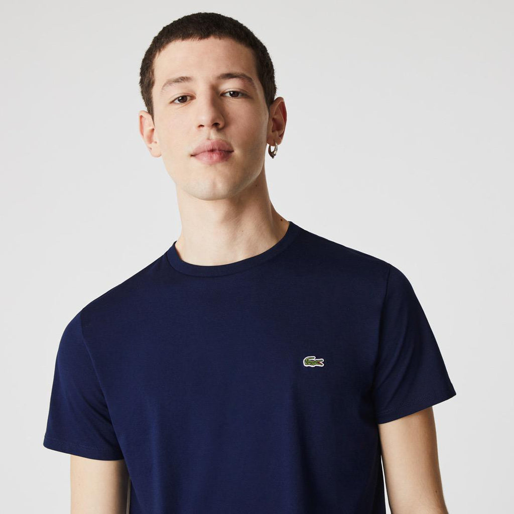 Lacoste Round Neck Small Logo T-Shirt ( Navy Blue） - Shop Streetwear, Sneakers, Slippers and Gifts online | Malaysia - The Factory KL