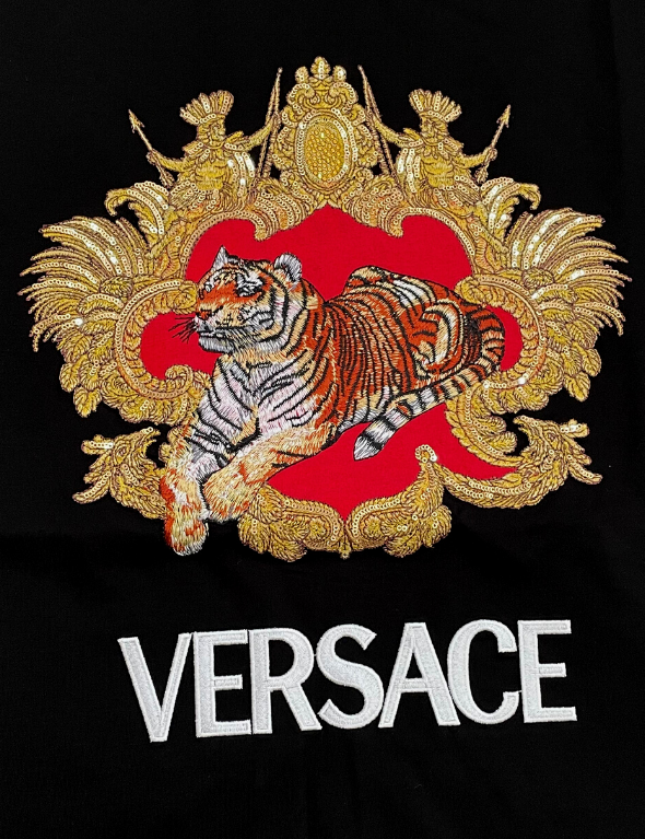 Versace t shirt hot sale tiger