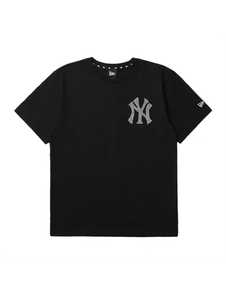 MLB New Era New York Yankees Metallic Logo T-shirt (Black)