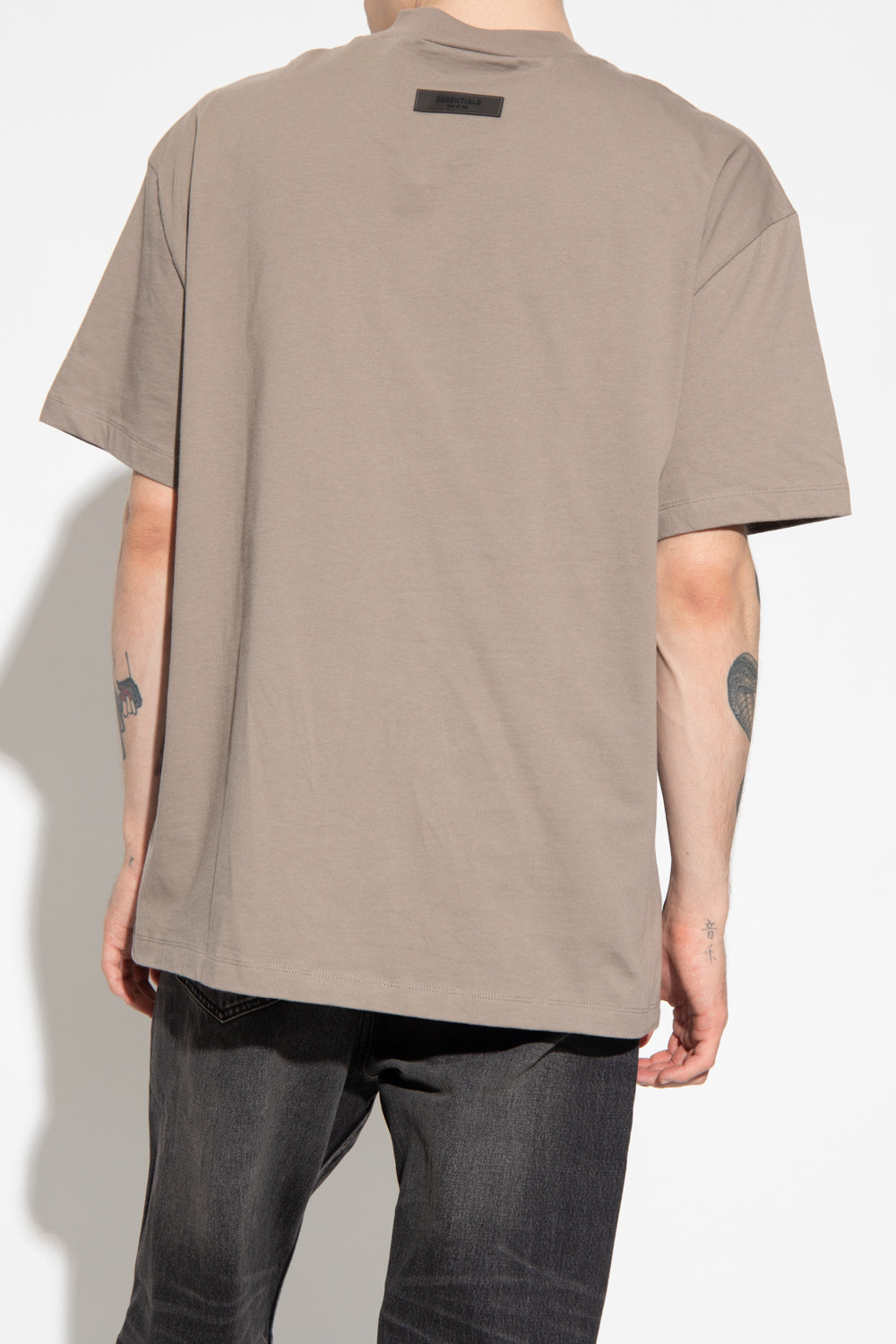 Fear Of God - Essentials Chest Logo Tee Desert Taupe