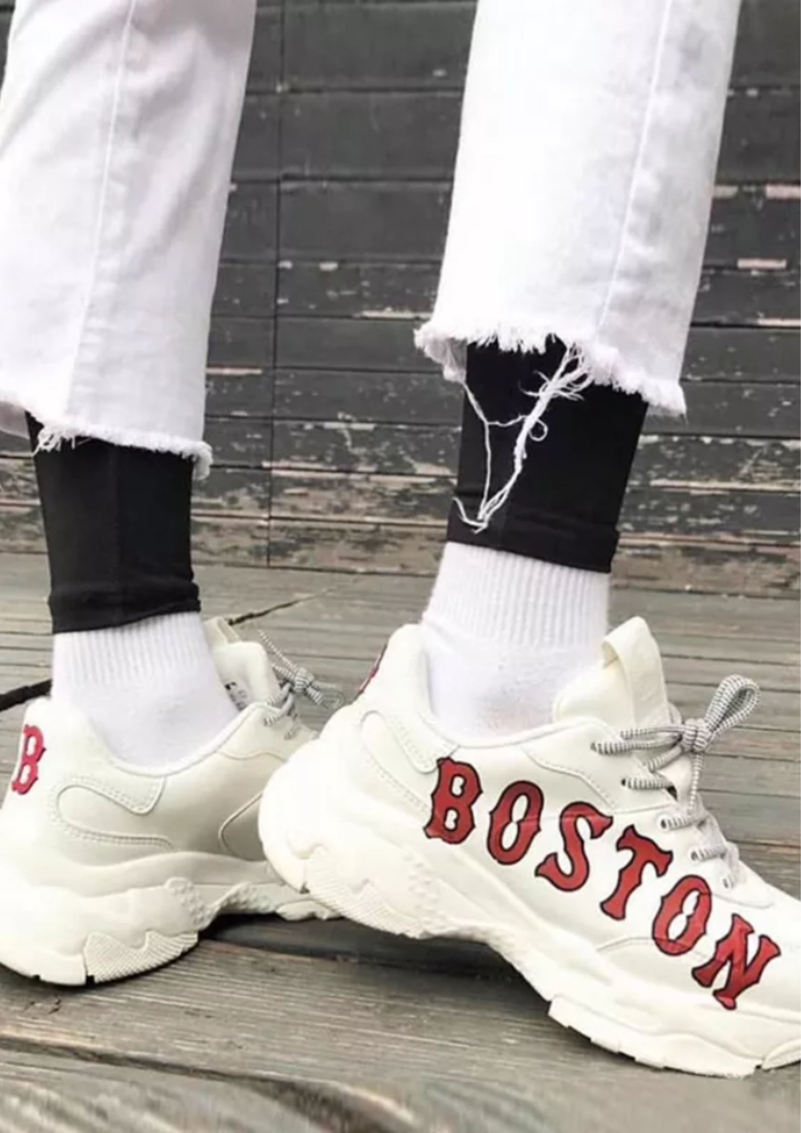 Giày MLB Chunky Classic P Boston Red Sox  Xịn Authentic