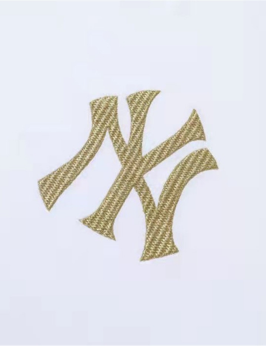 MLB New Era New York Yankees Embroidery Gold Logo T-shirt (Black) – The  Factory KL