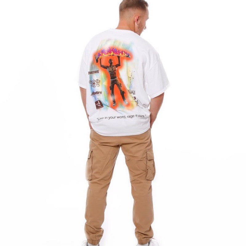 Travis Scott Cactus Jack Rage Emote T-Shirt - Shop Streetwear, Sneakers, Slippers and Gifts online | Malaysia - The Factory KL