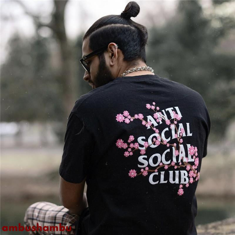 Anti Social Social Club Cherry Blossom Black T-Shirt – The Factory KL