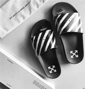 OFF-WHITE Spray Stripes Slides Black - Shop Streetwear, Sneakers, Slippers and Gifts online | Malaysia - The Factory KL