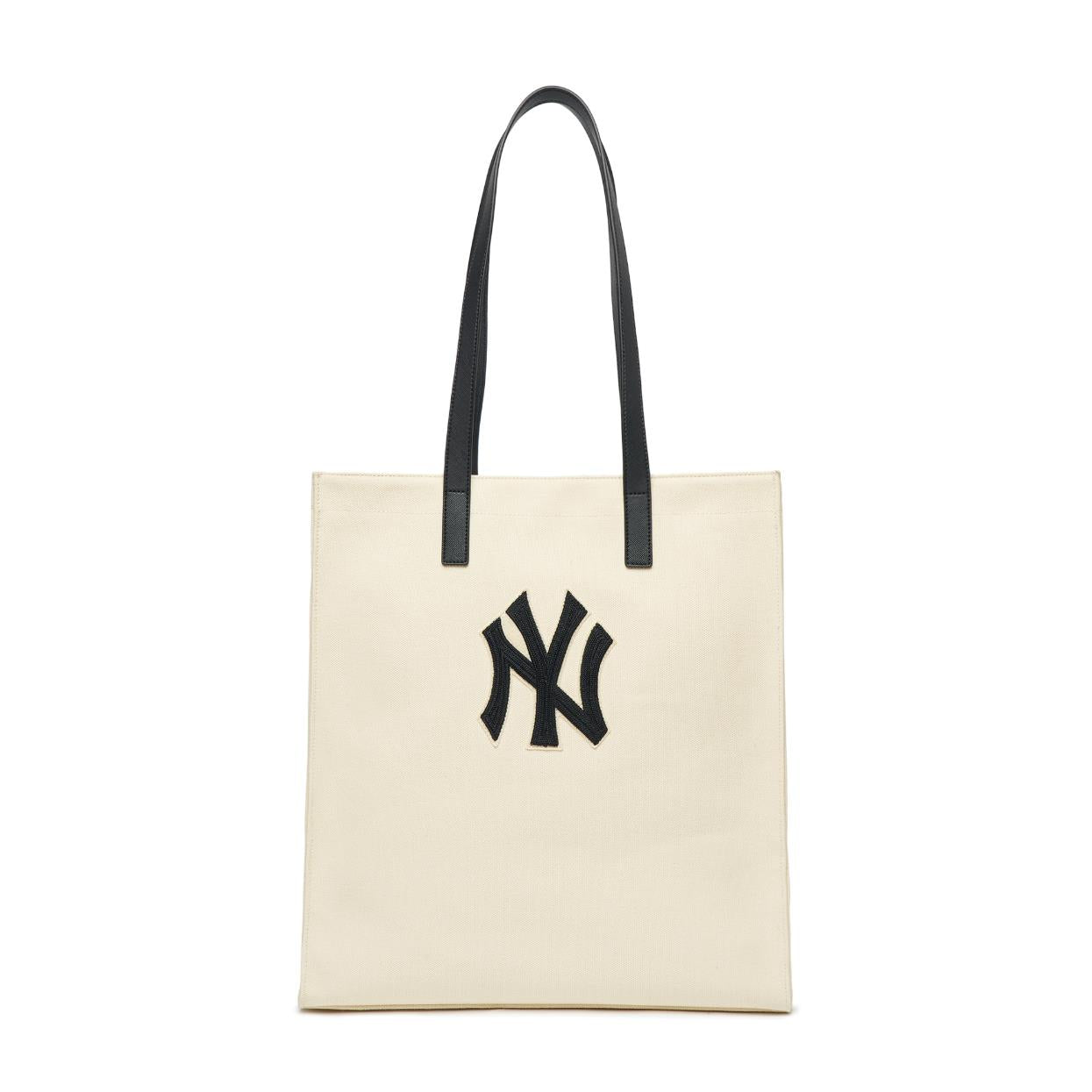 MLB NEW YORK YANKEES Canvas Tote Bag (White)