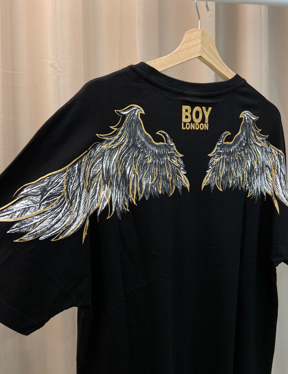 Boy London Save World Eagle Wing Tee (Black)
