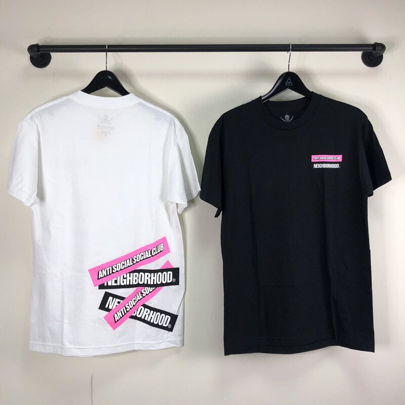Anti Social Social Club x Neighborhood 'Stuck On You' Tee (White) - Shop Streetwear, Sneakers, Slippers and Gifts online | Malaysia - The Factory KL