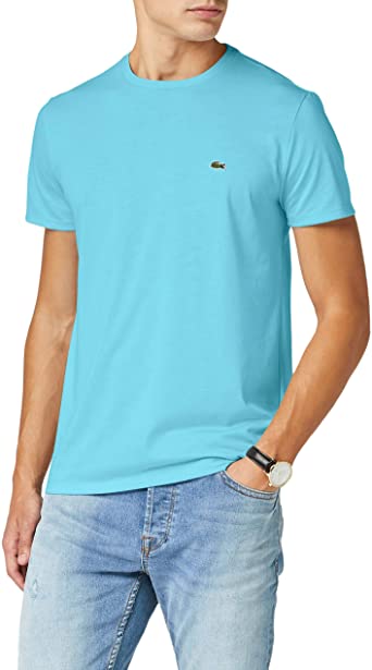Lacoste Round Neck Small Logo T-Shirt (Haiti Blue)