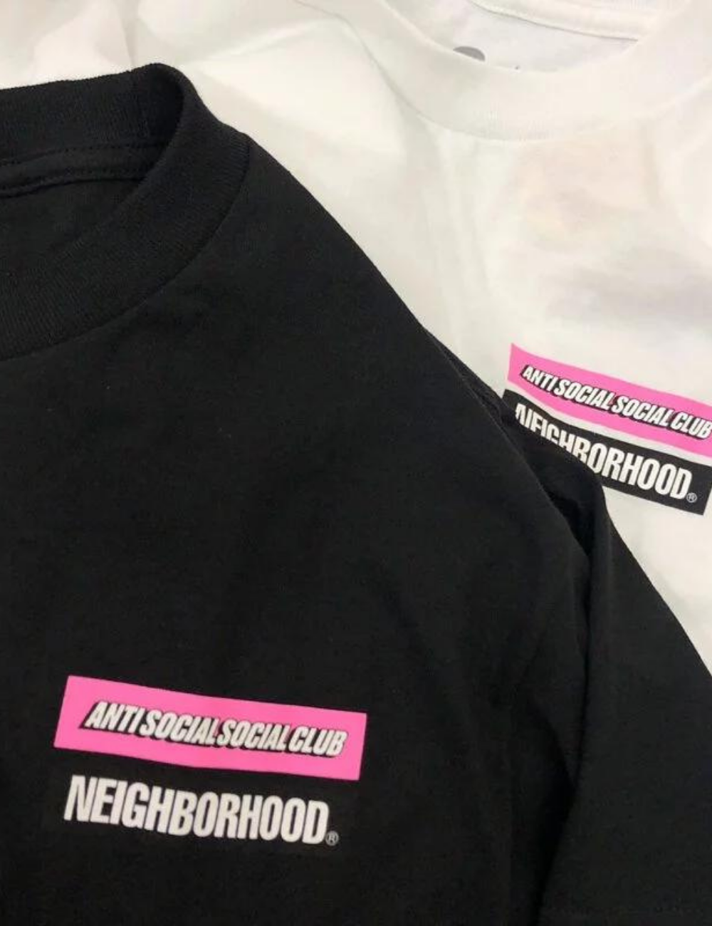 Anti Social Social Club x Neighborhood 'Stuck On You' Tee (White) - Shop Streetwear, Sneakers, Slippers and Gifts online | Malaysia - The Factory KL