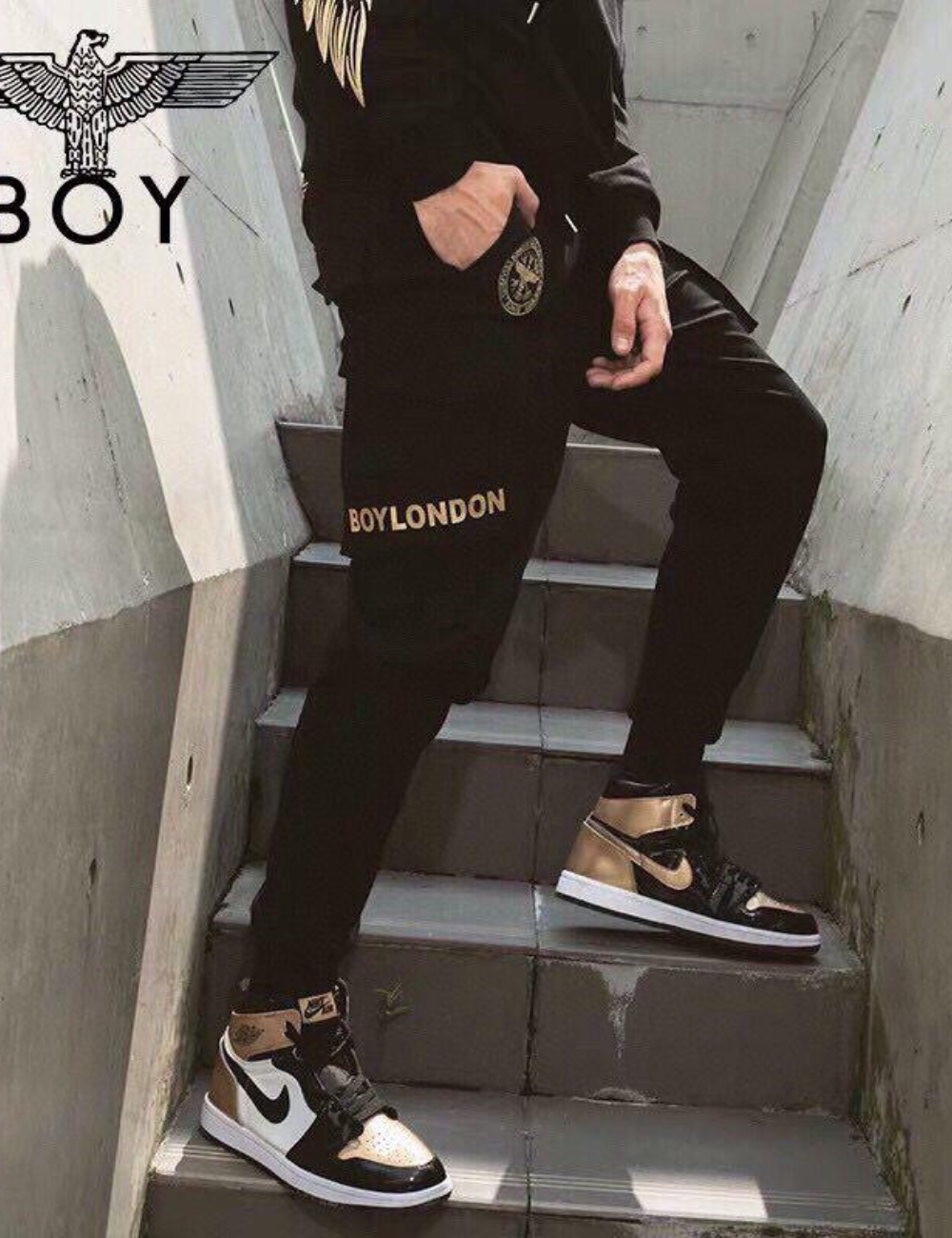 Boy London Gold Eagle Cargo Pants - Shop Streetwear, Sneakers, Slippers and Gifts online | Malaysia - The Factory KL