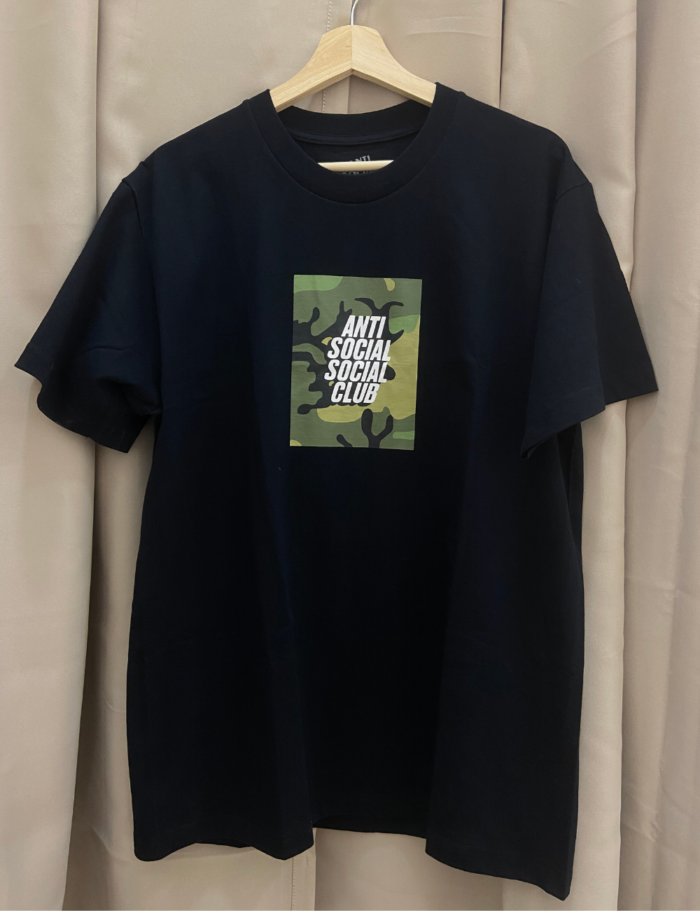 Anti Social Social Club Camo Logo Storm Black Tee - Shop Streetwear, Sneakers, Slippers and Gifts online | Malaysia - The Factory KL