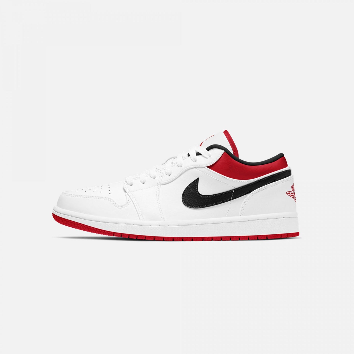 Air Jordan 1 Low White University Red - Shop Streetwear, Sneakers, Slippers and Gifts online | Malaysia - The Factory KL