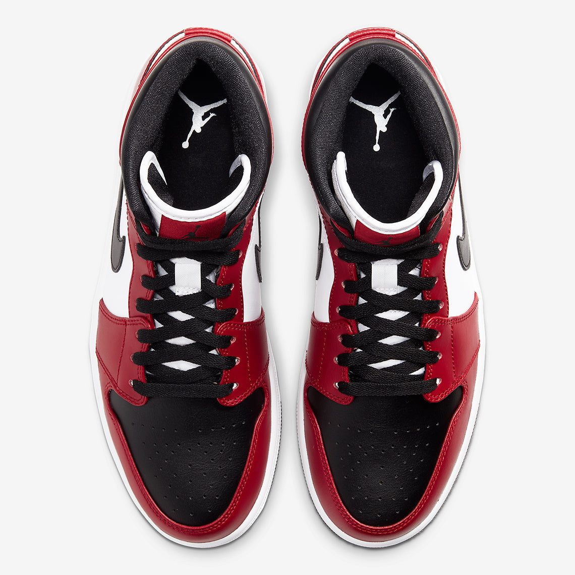 Air Jordan 1 Mid Chicago "Black Toe" - Shop Streetwear, Sneakers, Slippers and Gifts online | Malaysia - The Factory KL