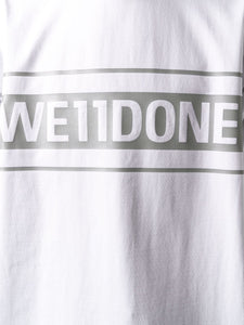 WE11DONE White Reflective Logo T-Shirt - Shop Streetwear, Sneakers, Slippers and Gifts online | Malaysia - The Factory KL