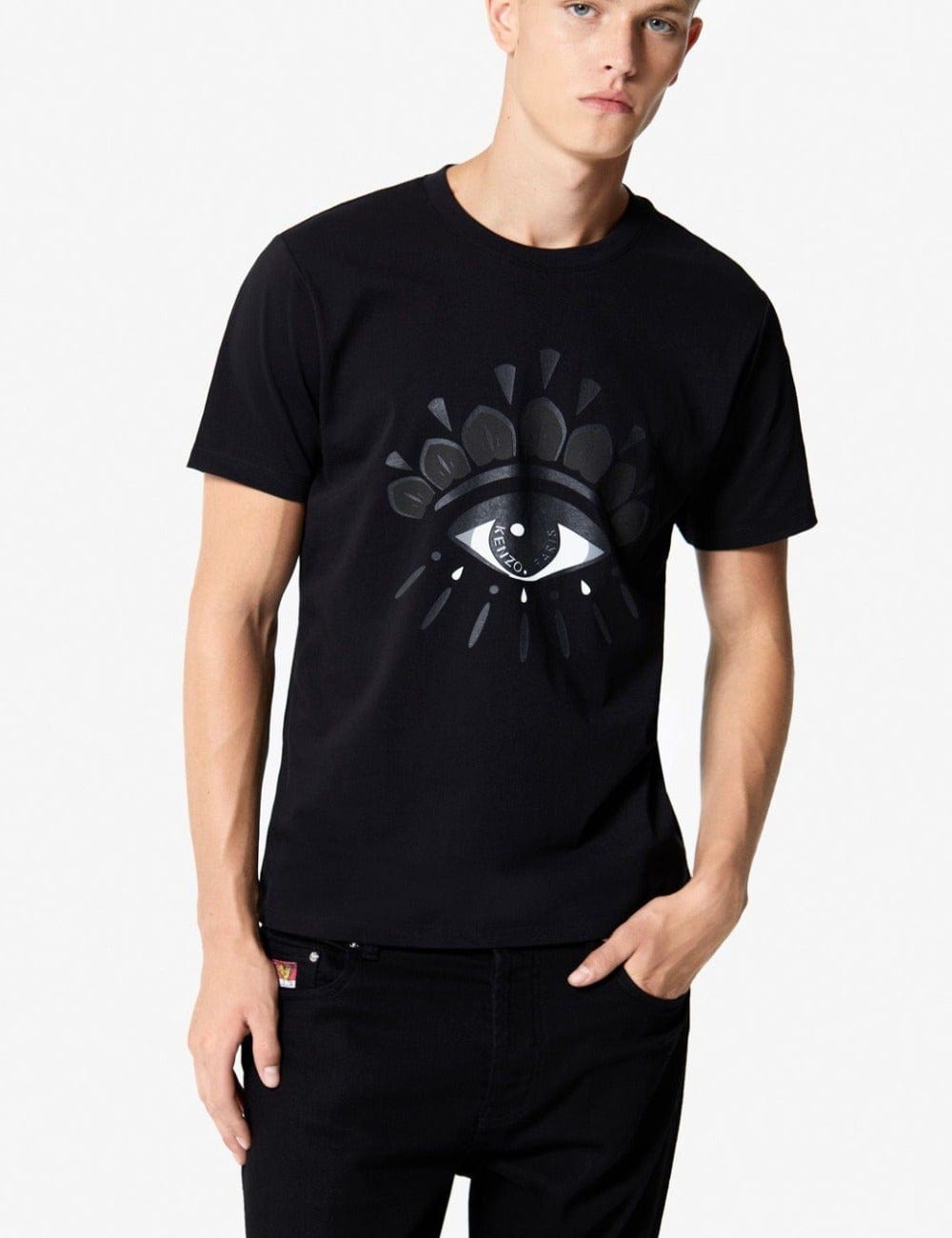 Kenzo Black Eye Logo T-Shirt - Shop Streetwear, Sneakers, Slippers and Gifts online | Malaysia - The Factory KL
