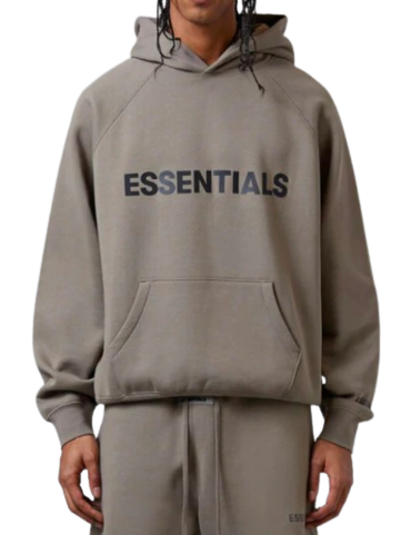 Fear of God - Essentials Pull-Over Hoodie SS20 (Taupe) – The Factory KL