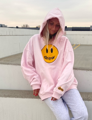 Drew House Pullover Mascot Hoodie - Pink