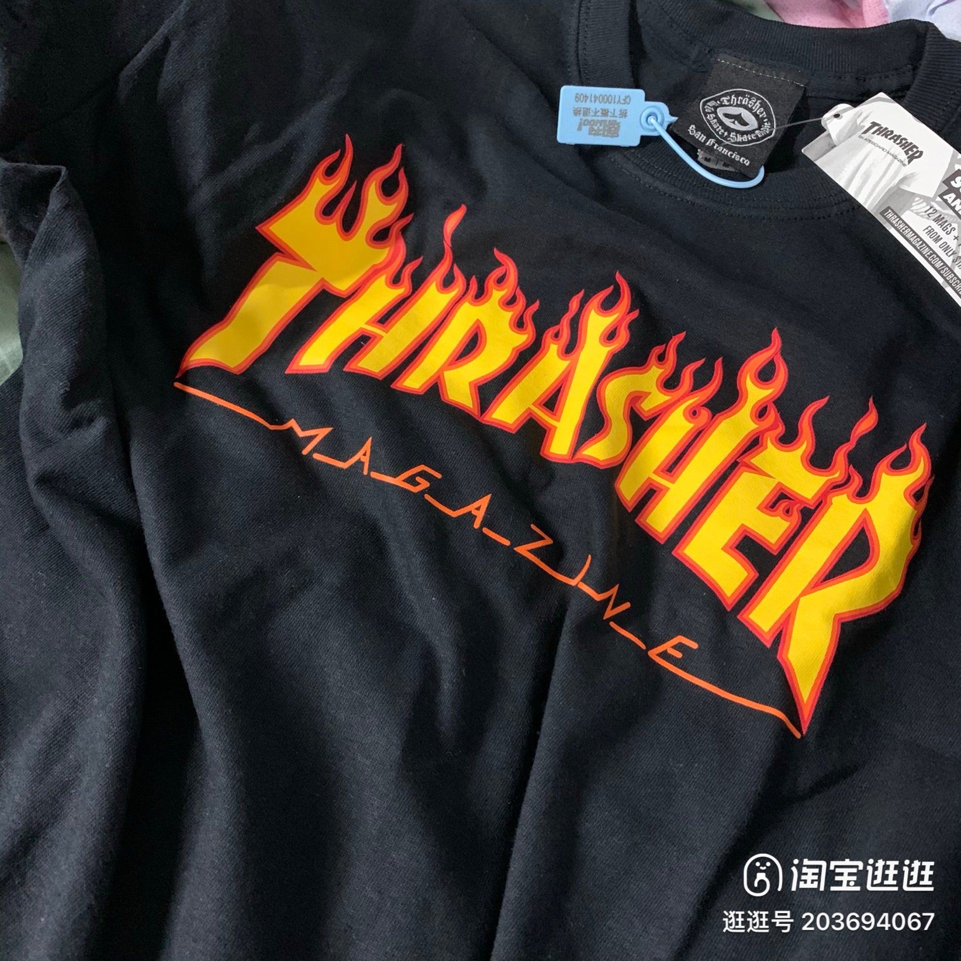 Thrasher Signature Flame Logo T-shirt (Black) - Shop Streetwear, Sneakers, Slippers and Gifts online | Malaysia - The Factory KL