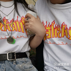 Thrasher Signature Flame Logo T-shirt (White) - Shop Streetwear, Sneakers, Slippers and Gifts online | Malaysia - The Factory KL