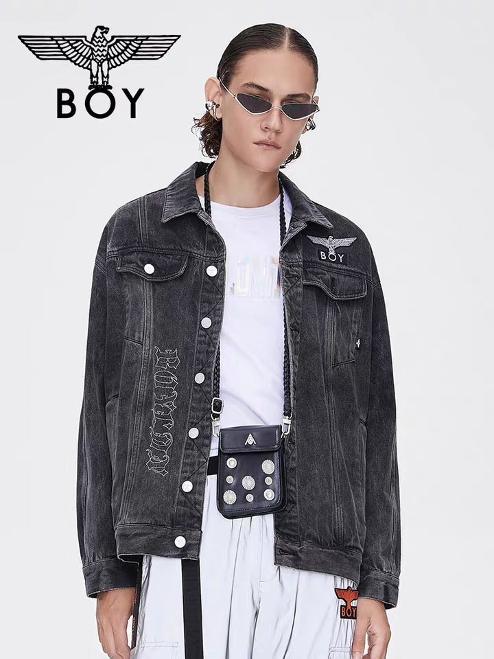 Boy London Back Wing Denim Jacket (Black) – The Factory KL