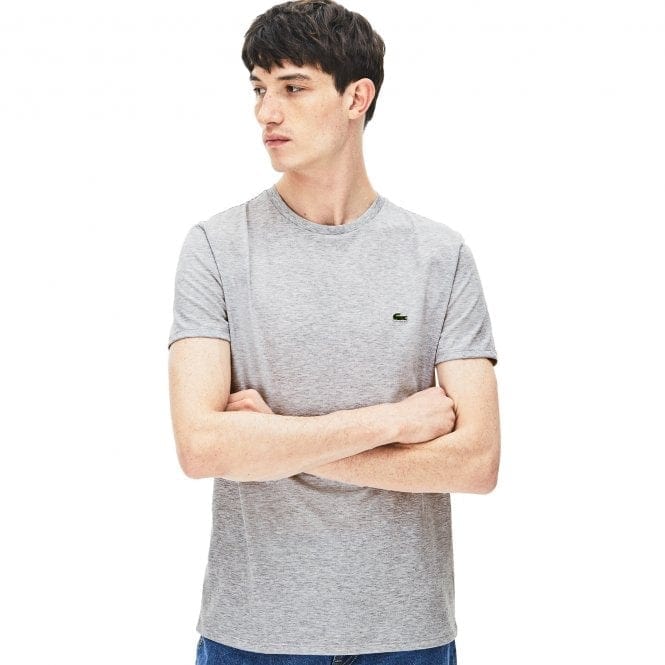 Lacoste Round Neck Small Logo T-Shirt ( Grey） - Shop Streetwear, Sneakers, Slippers and Gifts online | Malaysia - The Factory KL