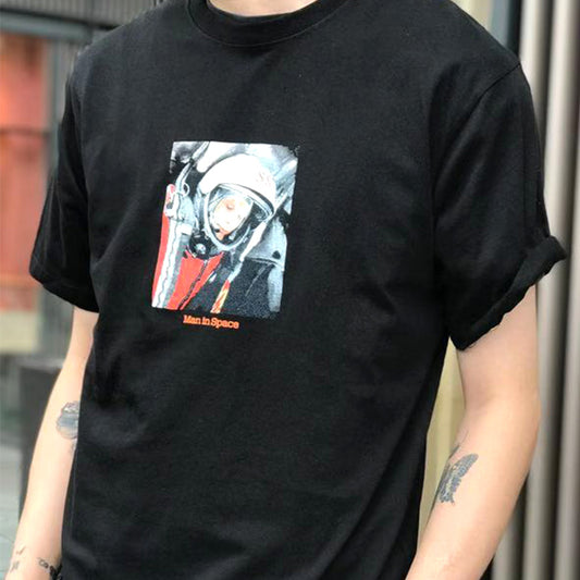 SUPERPROMO SSUR PLUS Men in Space T-shirt (Black)